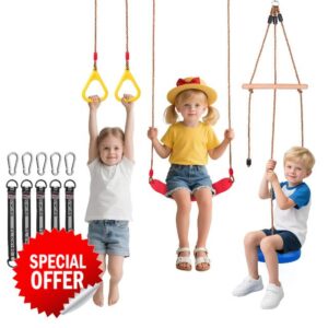 3-in-1 Kids Swing Set