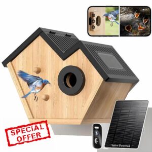 Nesting Box with HD Camera Solar Powered