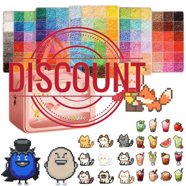 Cloududa Fuse Beads Kit 120 Colors (63