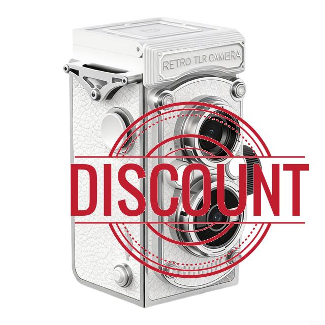 Retro CCD Digital Camera with Classic Vintage Design