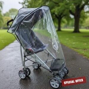 Excel Elise Rain Cover Special Needs Pushchair (Fits Over a Sun Hood)