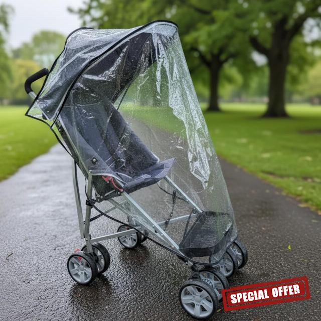 Excel Elise Rain Cover Special Needs Pushchair (Fits Over a Sun Hood)