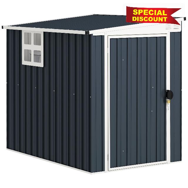 Outsunny 4 x 6ft Outdoor Garden Storage Shed