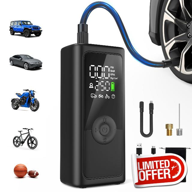 Car Tyre Inflator Air Compressor