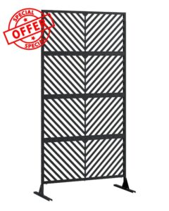 1PC Heavy Duty Metal Privacy Screen 90x180cm