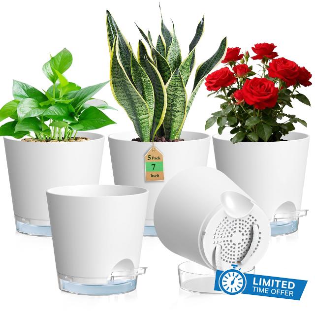 20 cm Self Watering Plant Pots Indoor