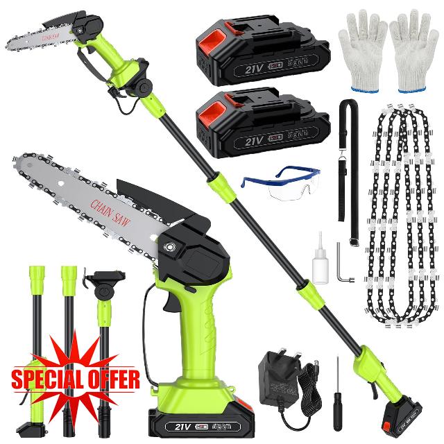 Cordless Pole Saw 12.47Ft