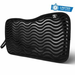 Hornet Watersports Dragon Boat Seat Pad Neoprene Anti Slip Cushion (Double Silicone Black)
