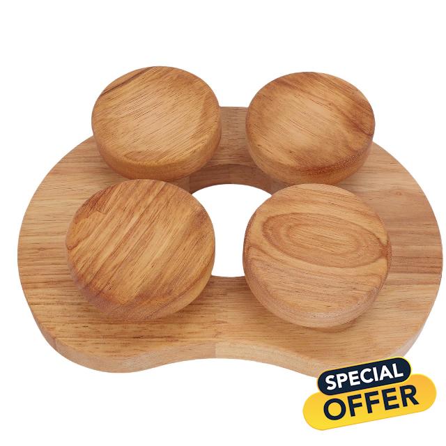 Acouto Wooden Sauna Headrest