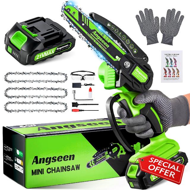 Mini Chainsaw Cordless 6 Inch