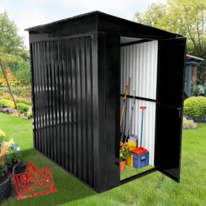 Outdoor Storage Shed with Sliding Door