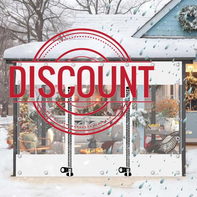 Outdoor Clear Tarp Curtains Waterproof