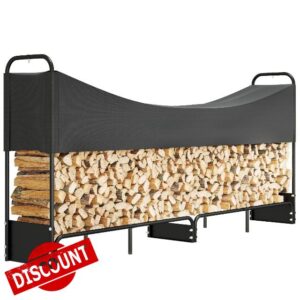 Outsunny 8.5ft Firewood Rack