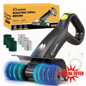 Saker Electric Grill Brush for Outdoor Grill