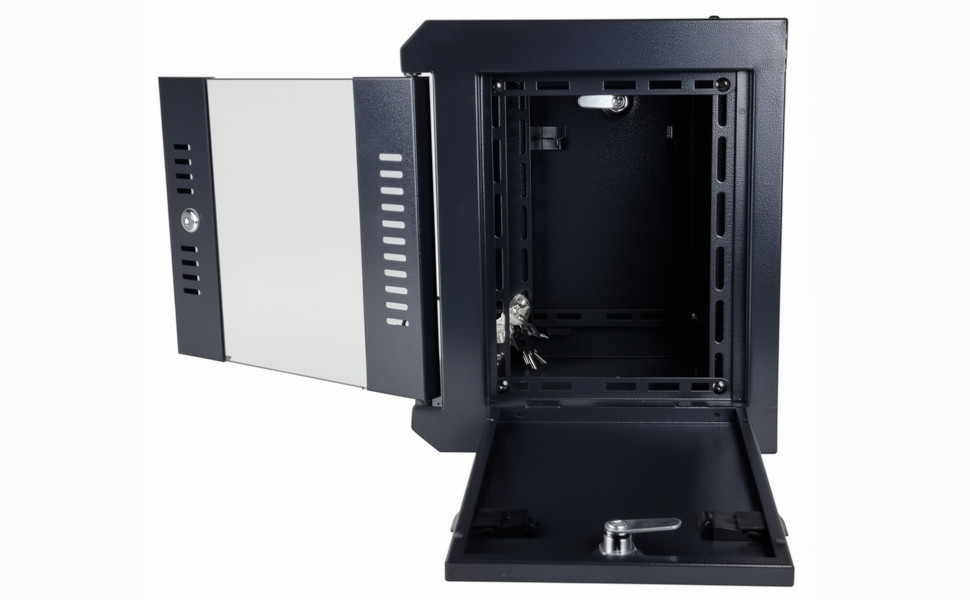Close-up views of a black printer or scanner component interior, showing mechanical parts and openings from different angles.