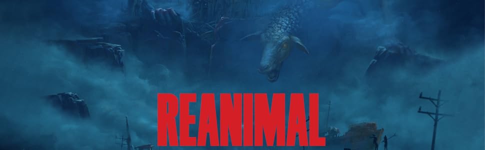 Text reads 'REALMAL' in large red letters against a dramatic dark blue cloudy sky background.