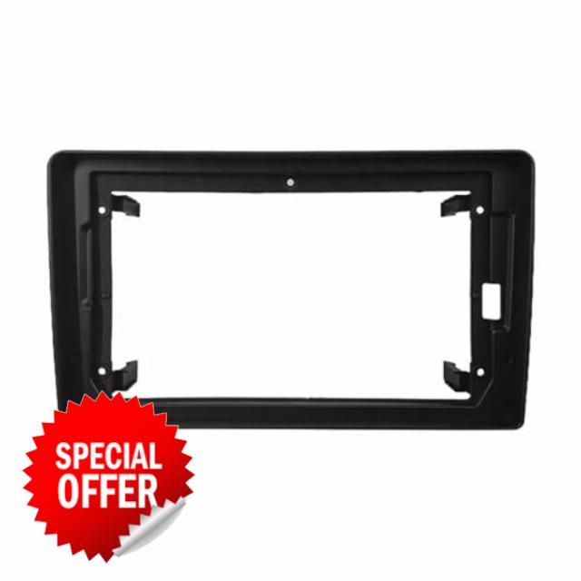 For A3 2008-2012 2 Din Car DVD Frame Audio Fitting Adaptor Dash Trim Facia Panel 9inch Double Radio Player QAQMHVCVB(Frame)