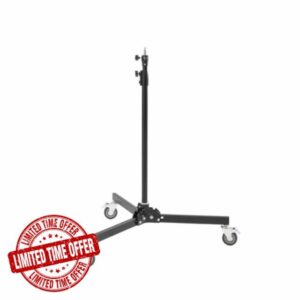 Heavy Duty Light Stand with Wheels – Photography Studio Stand 85-150cm
