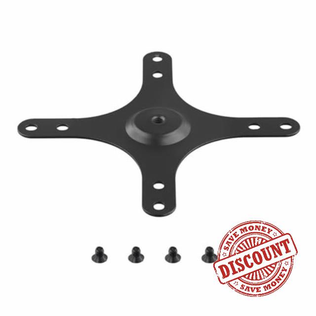 Portable Monitor Mounting Bracket Plate VESA 1/4 Inch Screw Hole to 100X100mm 75X75mm