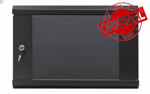 LMS DATA 6U 19Inch Wall Mounted Server Rack Cabinet – 500mm Deep IT Data Network Storage Enclosure – Lockable Glass Door