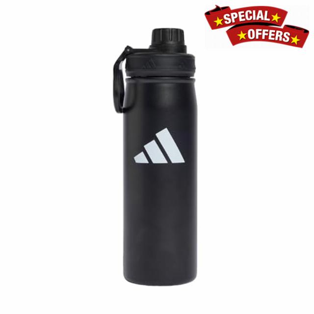 adidas Unisex Metal Bottle Screw Top 0.6 liter