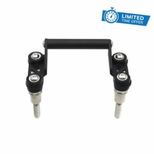 GPS Holder Motorcycle GPS Navigation Mount Bracket For BMW F800GS F700GS F800 F700 F 800 700 GS 800GS 700GS Mobile Phone Holder 12/22mm Stand Motorbike Phone Navigation Mount(Black