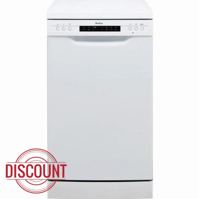 ADF430WH Slimline Dishwasher 45cm Freestanding – 9 Place Settings