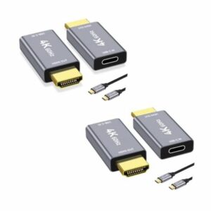 USB C to HDMI Adapter with 3.3FT USB C Video Cable