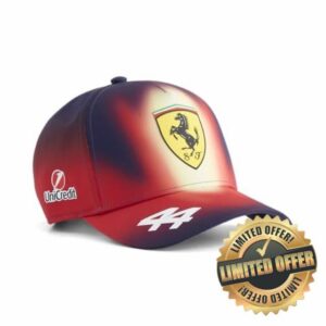 PUMA Scuderia Ferrari F1 Lewis Hamilton China GP 2026 Special Edition Cap - Rosso Corsa - One Size Fits Mos