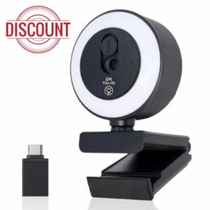 2K HD Webcam for PC and Laptop