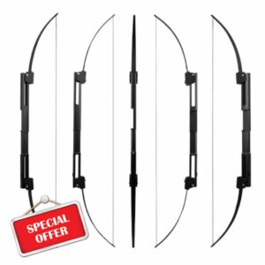 58" Folding Bow - Portable Survival Recurve Bow 35lbs