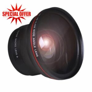 Compatible for Nikon D7100 D7000 D5500 D5300 D5200 D5100 D3300 D3000 52mm 0.43x Wide Angle Lens with Macro for DSLR Cameras