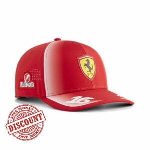 PUMA Scuderia Ferrari F1 2026 Charles Leclerc Cap - Red - One Size Fits Mos