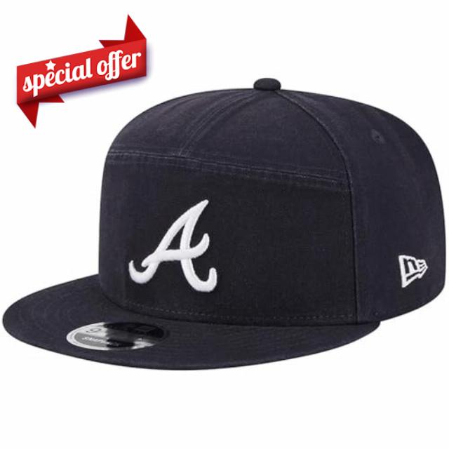 Canvas Split Panel Cotton 9 FIFTY Trucker Cap by New Era