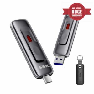 SSK 256GB Portable SSD External Drive