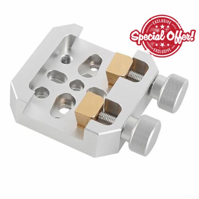 Practical Dovetail Clamp for Astronomical Telescope Equatorial Mount Tailored for Optimal Performance (silver)