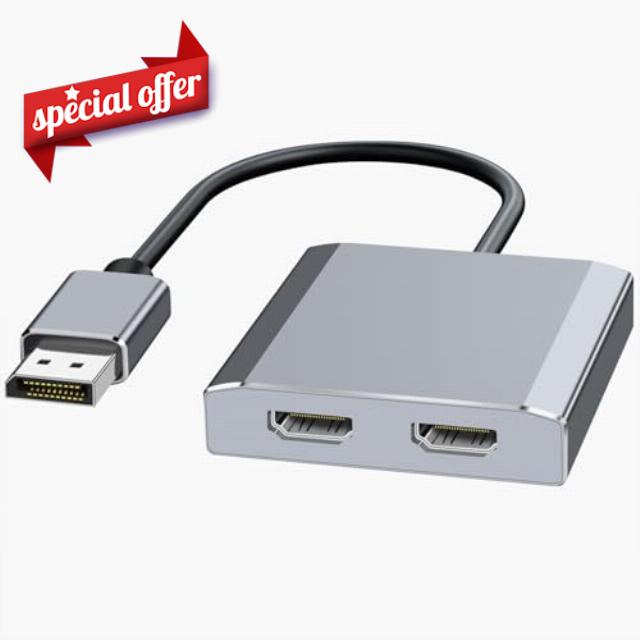 DisplayPort to Dual HDMI Adapter