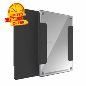 TUDIA M-FLIP Detachable Clear Magnetic Case for reMarkable Paper Pro 11.8" - Slim Transparent Cover with [Auto Wake/Sleep] Strong Magnetic Closure