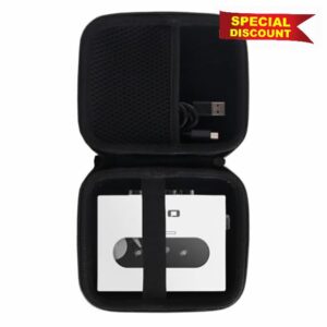 WERJIA Hard Carrying Case Compatible with FiiO CP13 Cassette Player（case only） (Black)
