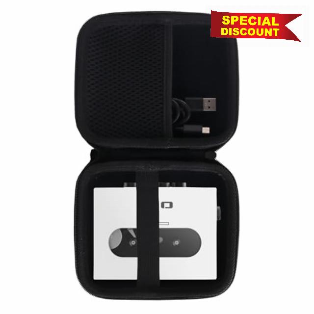 WERJIA Hard Carrying Case Compatible with FiiO CP13 Cassette Player（case only） (Black)