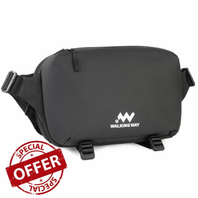 Walking Way Camera Sling Bag Black Camera Bag for DSLR