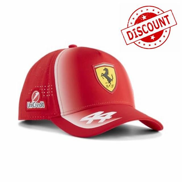 PUMA Scuderia Ferrari F1 2026 Lewis Hamilton Cap - Red - One Size Fits Mos