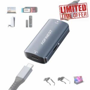HDMI to USB C Adapter for AR Glasses - 4K@60Hz HDMI Source to USB-C Display Converter