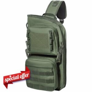 Lightweight Arrows Bag with Molle System Pocket Hanged Back Arrow Quiver Multifunctional Archery Case for Bow Hunting