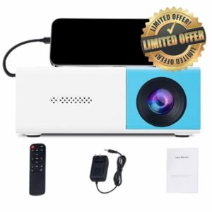 Mini Projector 1080P with 4K Support