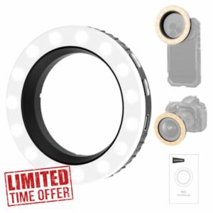 NEEWER BASICS 67mm Threaded Ring Light for 67mm Phone Mounts/Cases/Lens