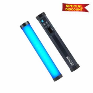 NANLITE PavoTube II 6CP LED RGB Tube: 2400K-12000K Broader Color Temperature