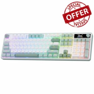 Redragon K761 Wireless Gasket Gaming Keyboard w/Hype Screen & Knob