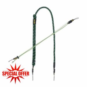 Nocs Provisions NocLoc Approach Neck Strap for Binocular/Camera Carry Accessory for Active Hiking & Sightseeing - Backwoods Gree