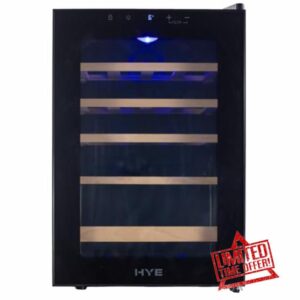 HYE Wine Cooler - Wine Fridge With 20 Bottle/62L Storage